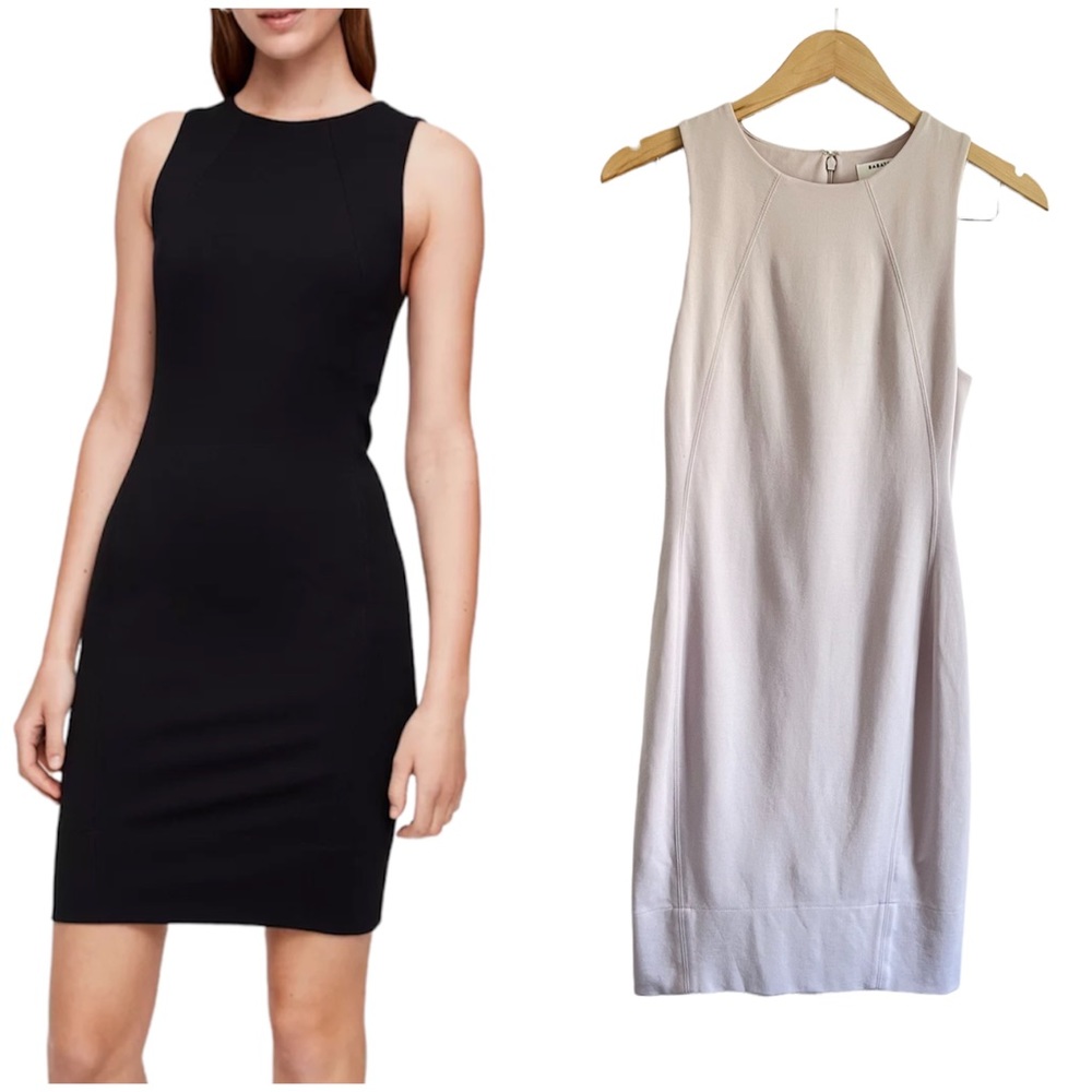 Aritzia Babaton Miguel Lilac Fog Bodycon Midi Dress